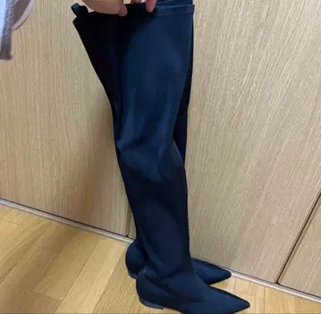 YELLO 인솔 니하이 부츠 M