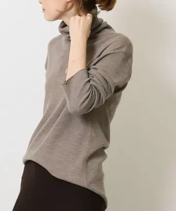 새상품급 Deuxieme Classe rib 리브 터틀 풀오버 니트