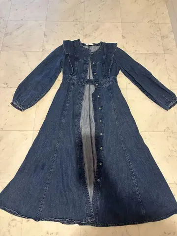 MOUSSY 데님 원피스 긴팔
