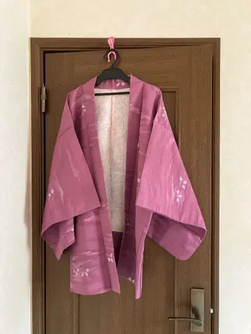 [ 일본 의류 ] 겉옷 옅은 보라색 꽃무늬