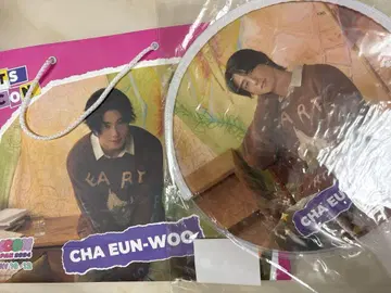 차은우 kcon 2024 은우 astro 카페 부채