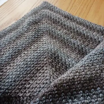 무릎담요 직사각형 손뜨개질