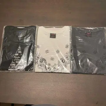 MARLBORO xNUMBER NINE 콜라보 프린트 T셔츠 3장 세트