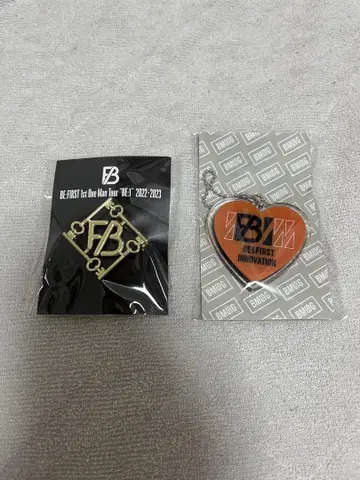 미사용! BE:FIRST BE:1' 굿즈 브로치 키링 세트