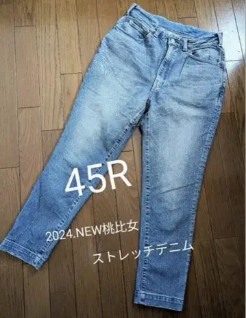 45R 라이거 스트레치 데님 2024 복숭아 비율 여자 (가공) 일본제