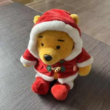 곰돌이 푸 산타클로스 봉제 인형 약 30cm