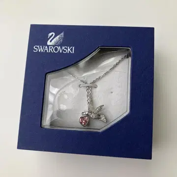 Swarovski 하트와 새 목걸이