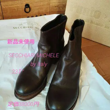 미사용 새상품 SECCHIARI MICHELE 가죽 부츠