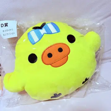 로손 리락쿠마 복권 D상 키이로이토리 미니쿠션