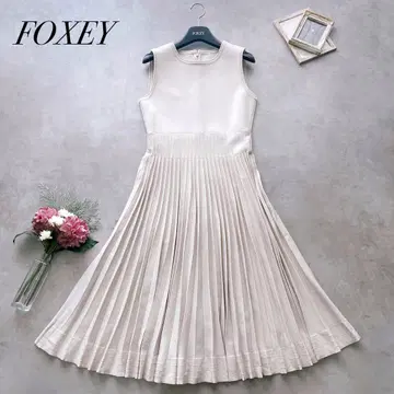 새상품급 폭시 니트 드레스 메트로놈 원피스 플리츠 롱 40