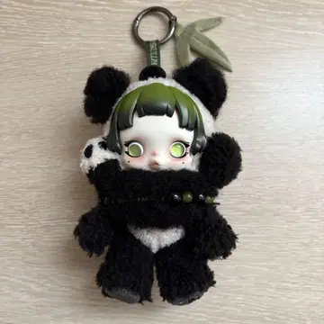 [ 새상품급 ] SKULLPANDA 스컬팬더 레이지팬더 봉제 인형 펜던트