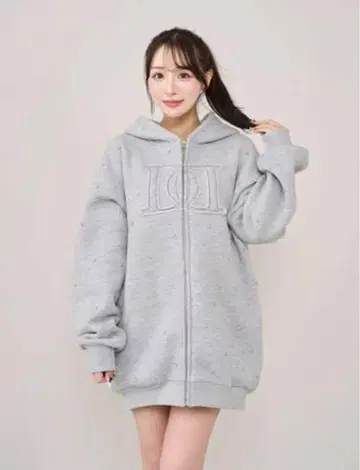 Darich 다리치 DD 로고 비쥬 지퍼 후드티