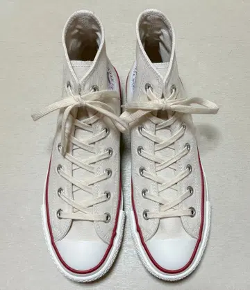 컨버스 일본제 올스타 J 아이보리 HI 24.5cm 새상품