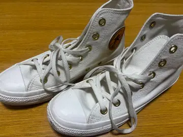 CONVERSE ALL STAR 화이트 하이컷 23.5cm