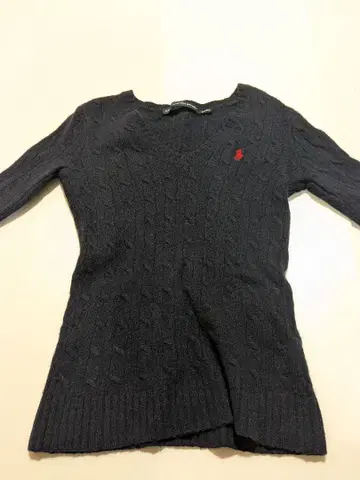 폴로 랄프 로렌 스포츠 V넥 니트 스웨터 XS 사이즈