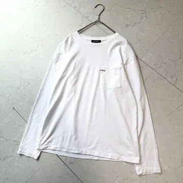 APC BEAMS 별주 로고 포켓 롱 슬리브 T셔츠 XS