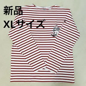 새상품 캡틴 산타 긴팔 티셔츠 XL 빨간색