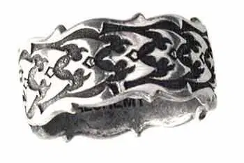 ALCHEMY GOTHIC: Fangorian ring 'T'