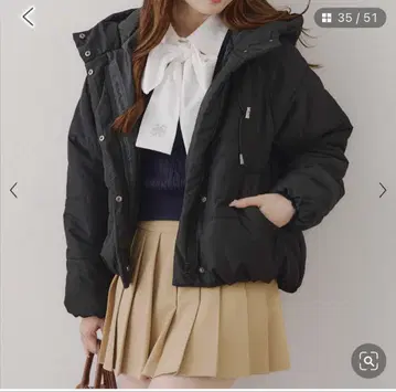 NICE CLAUP olive des olive 충전솜 숏 블루종