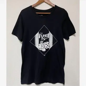 THE VIPER ROOM 그래픽 T셔츠 블랙 M 조니 뎁