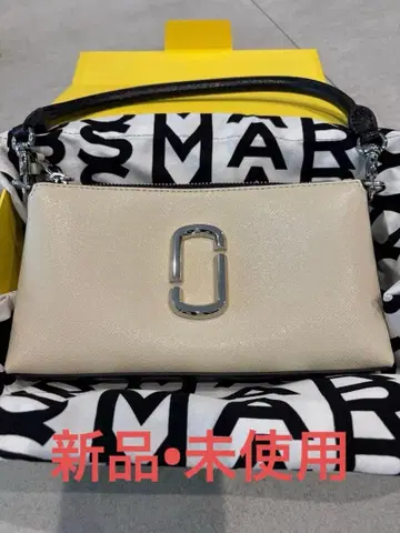 MARC JACOBS 아이보리 블랙 숄더백