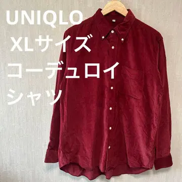 유니클로 소프트 코듀로이 셔츠 긴팔 셔츠 XL