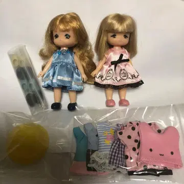 리카짱 옷 갈아입히기 인형 세트 2체