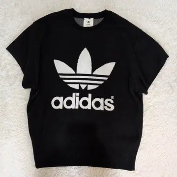 새상품급 adidas HYKE 콜라보 XL 반팔 니트 블랙