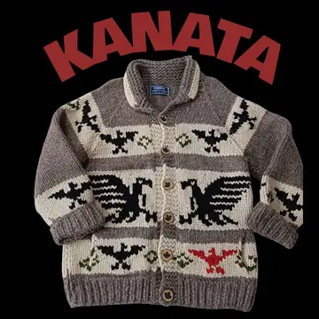 코위찬 니트 [ KANATA ] 캐나다제 울 자켓 구제 의류