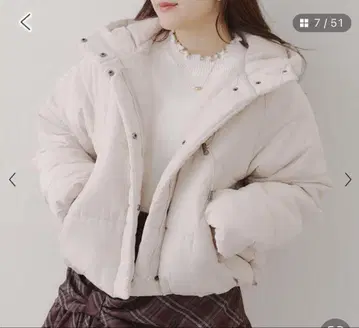 충전솜 숏 블루종 NICE CLAUP olive des olive