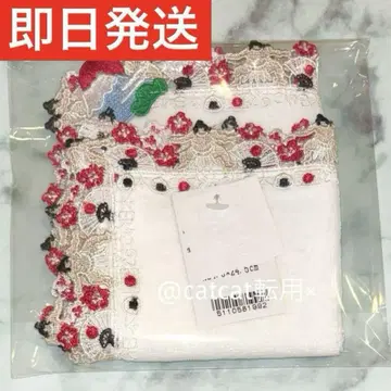 [ 당일 발송 ] 긴자와 레이스 타월 손수건 도시코이 일본 화이트 흰색