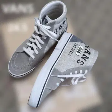 VANS 하이컷 스니커즈 그레이 1996년 모델