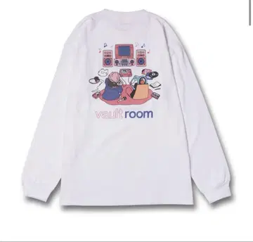 valtroom nqrse L/S TEE WHITE 롱 슬리브 화이트 L