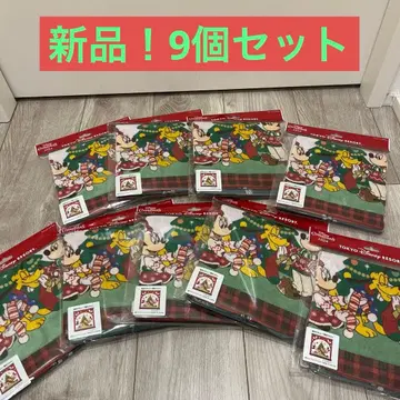 새상품 디즈니 리조트 크리스마스 2024 워시 타월 9개 세트!