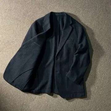 유니클로 헤링본 울 테일러드 자켓 XL
