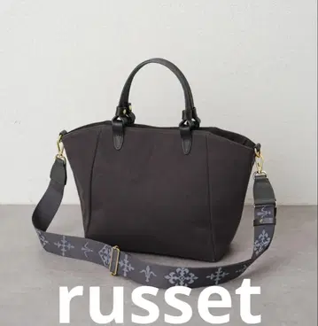 새상품급 russet 모노그램 테이프 토트 2way 백