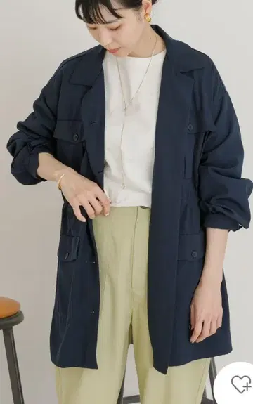 미개봉 새상품 택 포함 어반 리서치 사파리 자켓 네이비 프리 사이즈