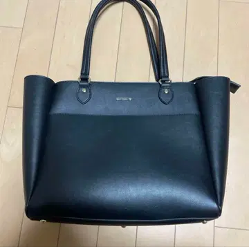 MARY QUANT 마리콴트 플립 사이드 데이지 토트 블랙