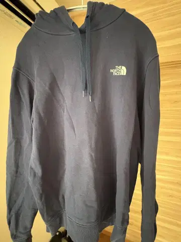 THE NORTH FACE 네이비 후드 부착 후드티 L