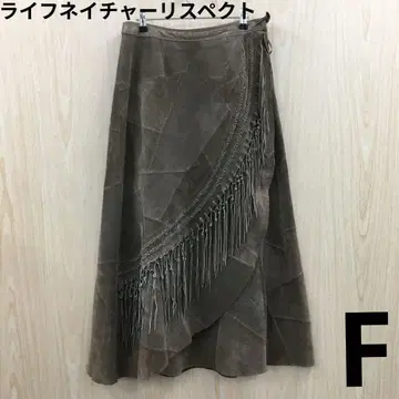 라이프 네이처 리스펙트 가죽 랩스커트 F1016C14