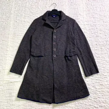 45R 울 롱 코트 하운드투스 체스터