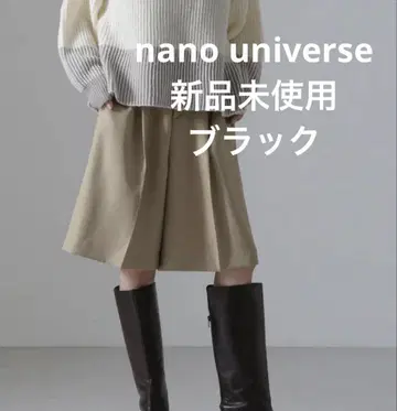 미사용 새상품 센터 프레스 턱 숏팬츠 nanouniverse