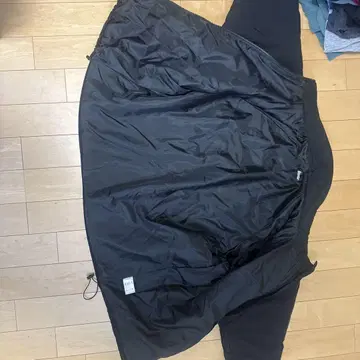 블랙 나일론 자켓