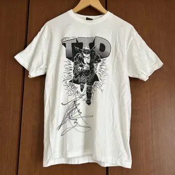 TTD 텐잔 히로요시 신일본 프로레슬링 사인 포함 T셔츠 L