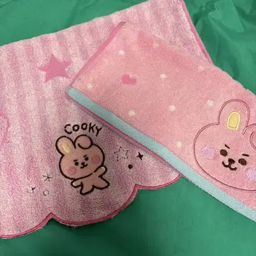 BT21 쿠키 타월 2개 세트