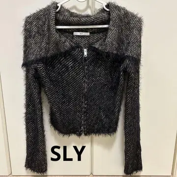 [ SLY ] 퍼지 집업 가디건 숏 기장 가디건