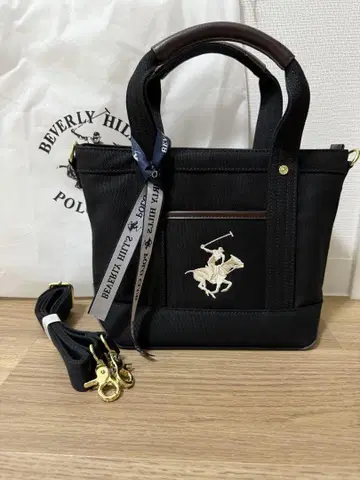 BEVERLY HILLS POLO CLUB 토트백 블랙