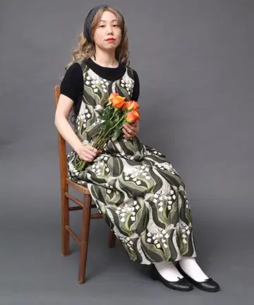 peu pres 푸프레 스즈란 자카드 원피스