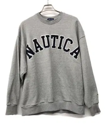 NAUTICA 그레이 로고 트레이닝복