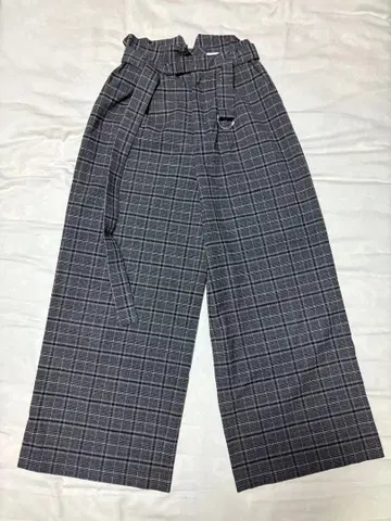 [ KBF/ URBAN RESEARCH ] 벨트 체크 이지 팬츠